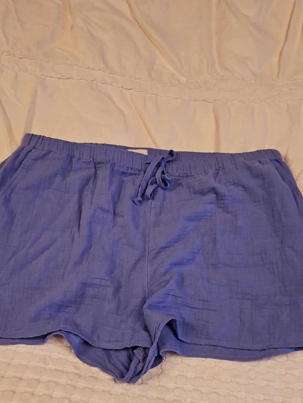 Wilfred Light Blue Drawstring  Shorts